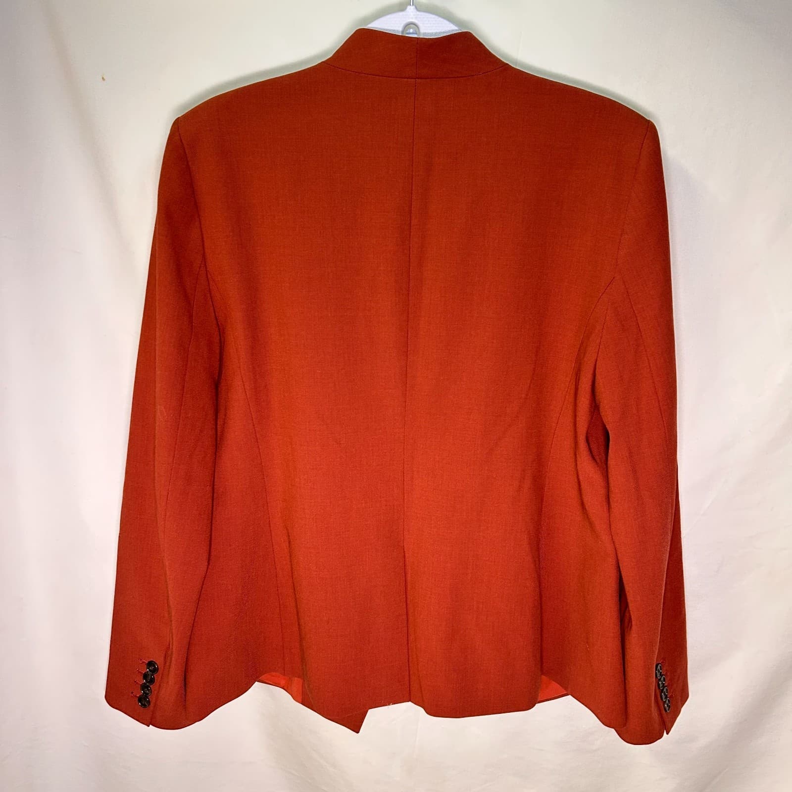 Ann Taylor burnt orange one-button blazer size 12 Boss Babe Office Wear - Thumbnail 6