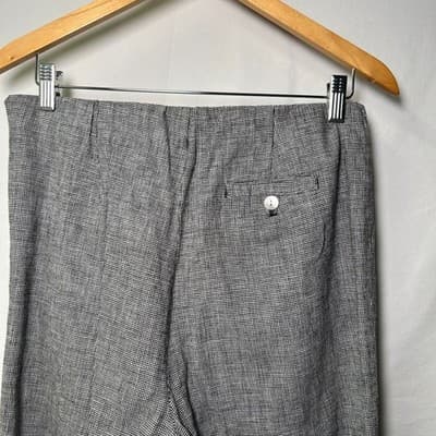 Chico's Design black and white houndstooth elastic-waist pants Size 2 - Thumbnail 4