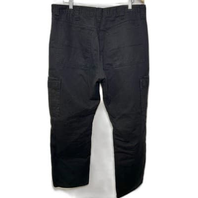Wrangler Authentics Black Fleece-Lined Cargo Pants 36x30 - Thumbnail 3