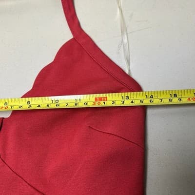 NWT Francesca's Mi Ami orange halter-style fit & flare dress XS - Thumbnail 6