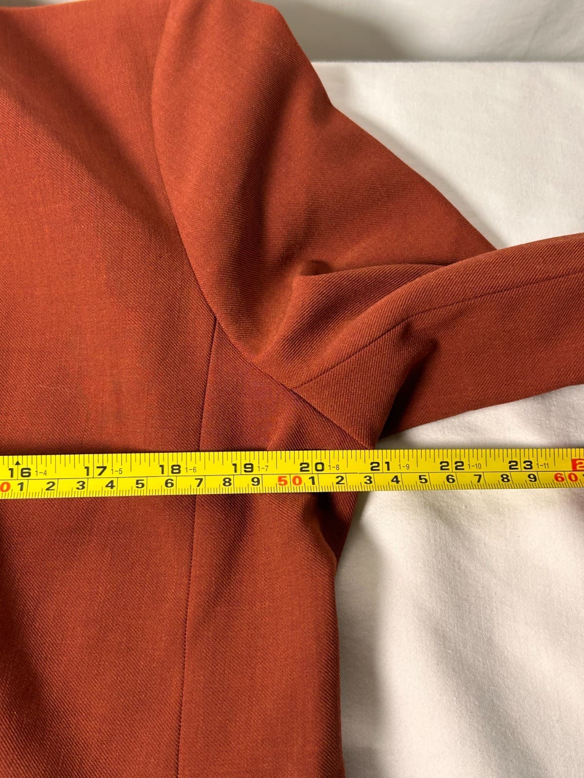 Ann Taylor burnt orange one-button blazer size 12 Boss Babe Office Wear - Thumbnail 8