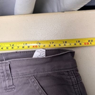 Wrangler Authentics Gray Fleece-Lined Cargo Pants 36x30 - Thumbnail 6
