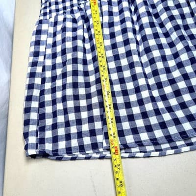 NWT Anthropologie 11.1. Tylho navy white tiered babydoll dress Cottagecore Small - Thumbnail 11