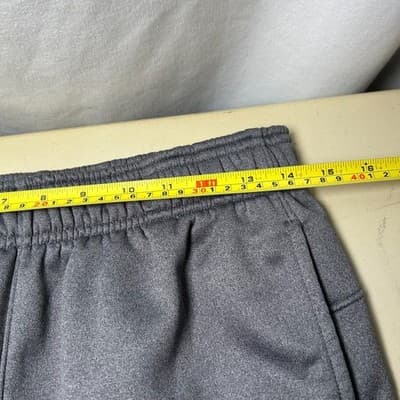 Under Armour Dark Gray Cold Gear Loose Sweatpants Drawstring Ankle Small - Thumbnail 8
