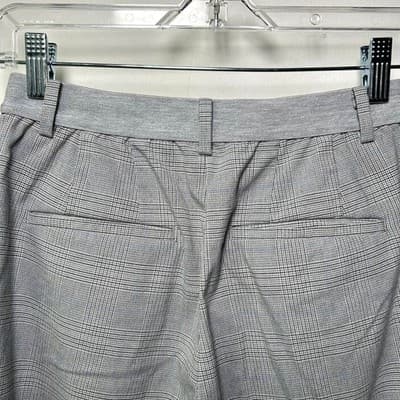 Uniqlo Mini-houndstooth Smart Ankle Pant Gray Small - Thumbnail 3