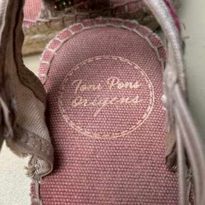 Toni Pons Noa women's rainbow woven espadrille wedge sandals Size 37 - Thumbnail 3