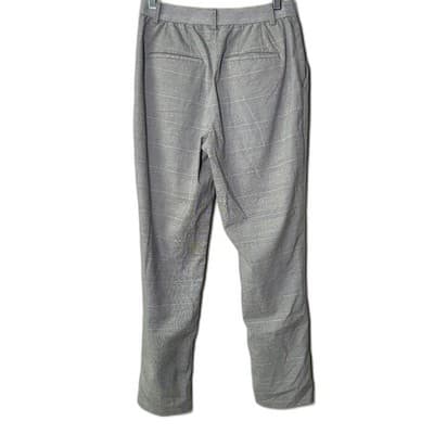 Uniqlo Mini-houndstooth Smart Ankle Pant Gray Small - Thumbnail 2