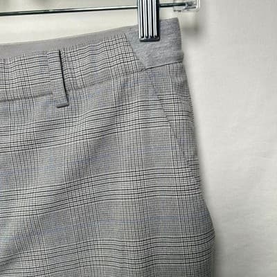 Uniqlo Mini-houndstooth Smart Ankle Pant Gray Small - Thumbnail 6