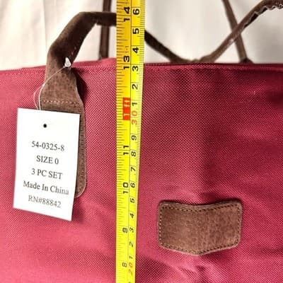 NWT 3 piece weekender tote bag set - Thumbnail 7