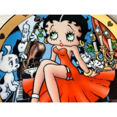 Vtg Betty Boop Evening Glamour Danbury Mint Collectible Plate - Thumbnail 2