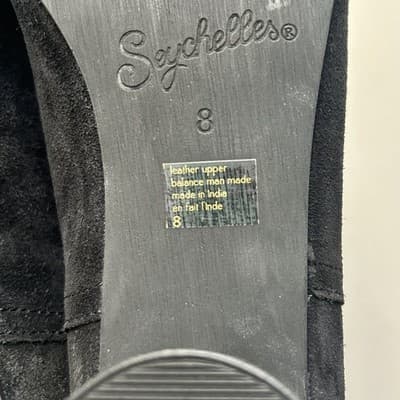 Seychelles Black Suede Boots Size 8 - Thumbnail 6