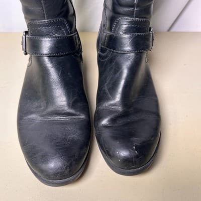 Kim Rogers Women's Black Riding Boots Size 9 - Thumbnail 3