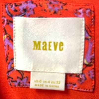 Anthropologie Maeve Grecia Red Off Shoulder Ruffle Dress Tomato Girl Coquette 0 - Thumbnail 5