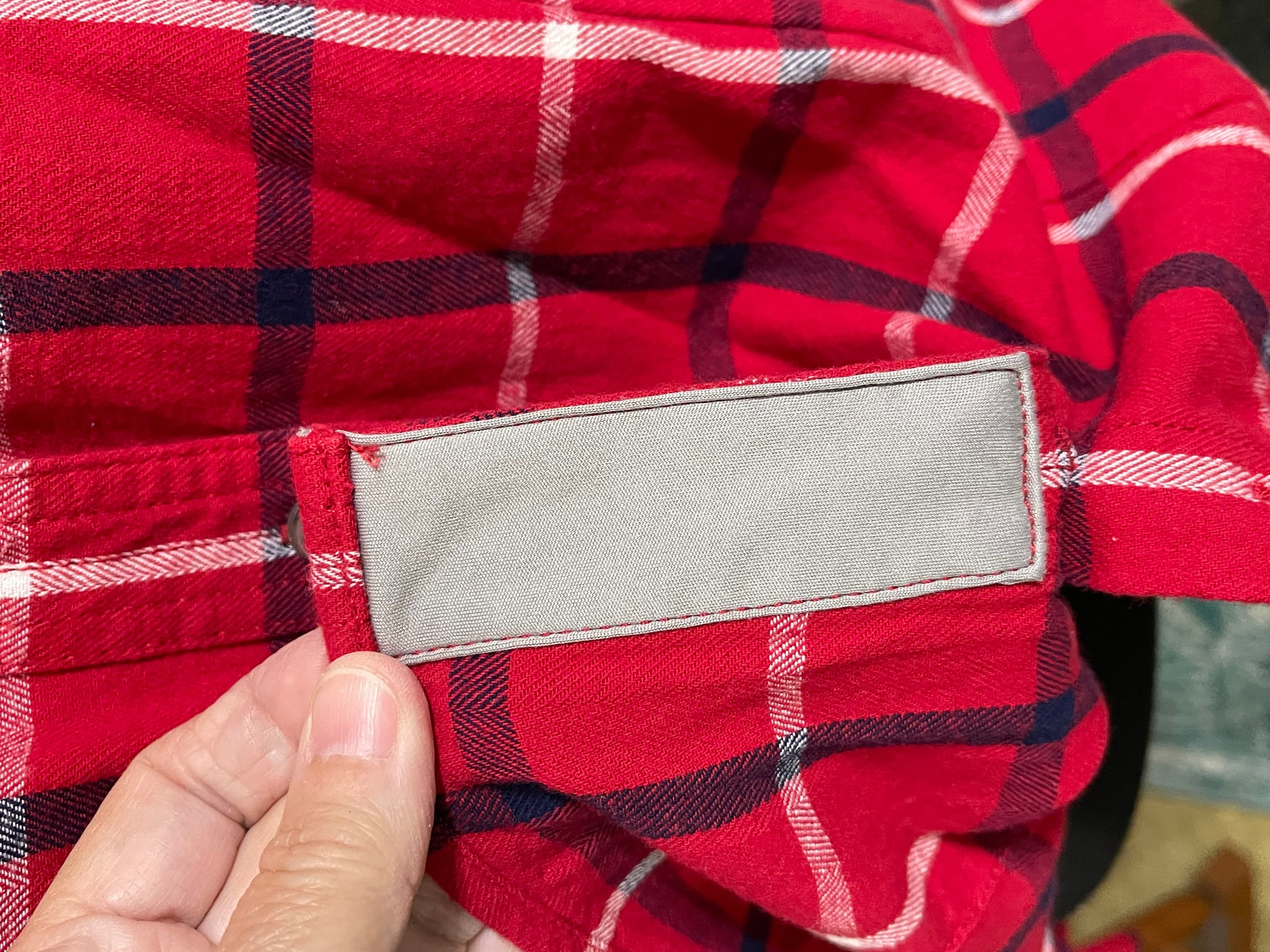 Duluth Reading Co Men’s Red Plaid Flannel Button Down Shirt - Thumbnail 7
