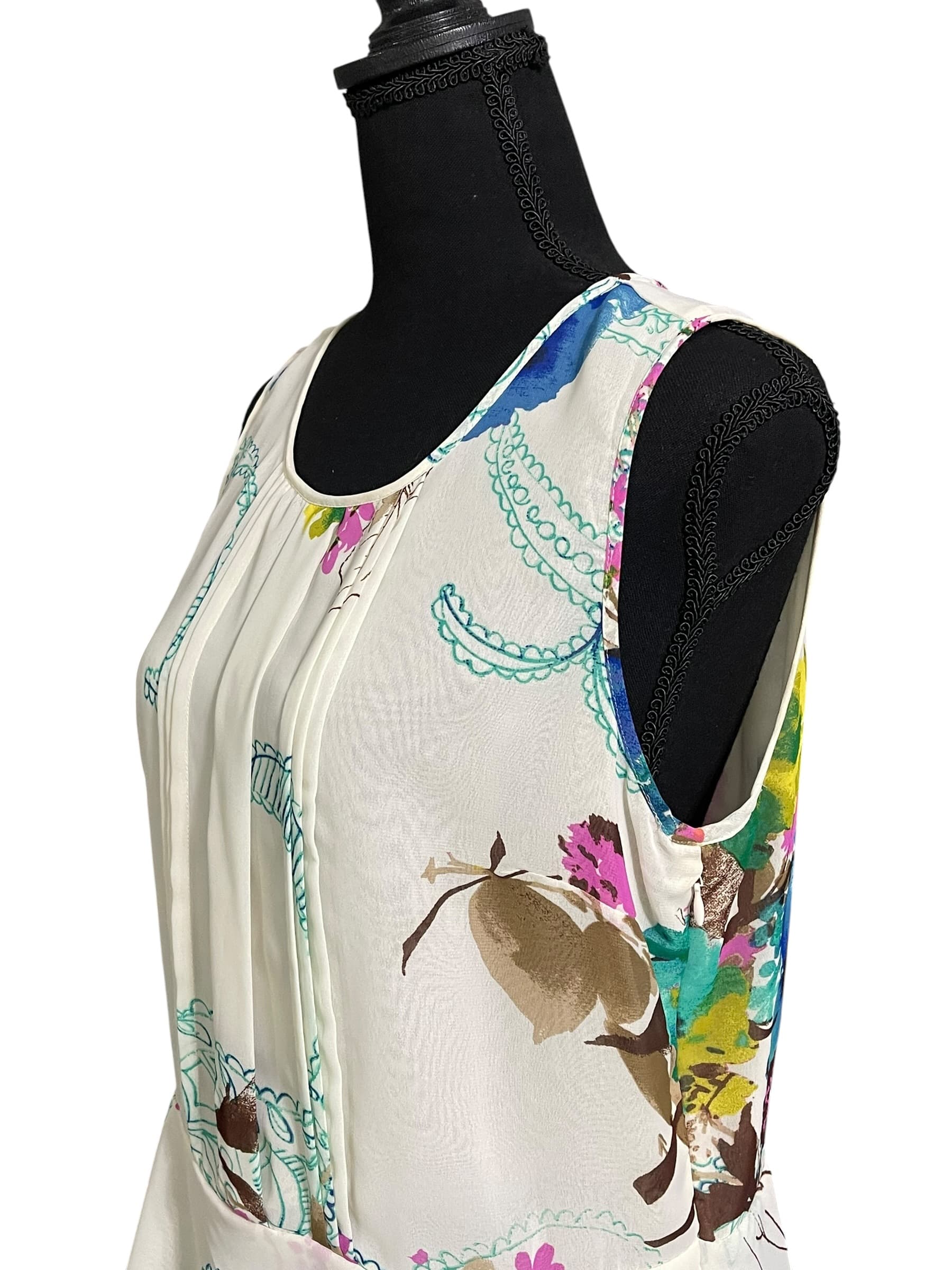 Sunny Leigh Women’s Sleeveless Flowy Top/Blouse - Thumbnail 6