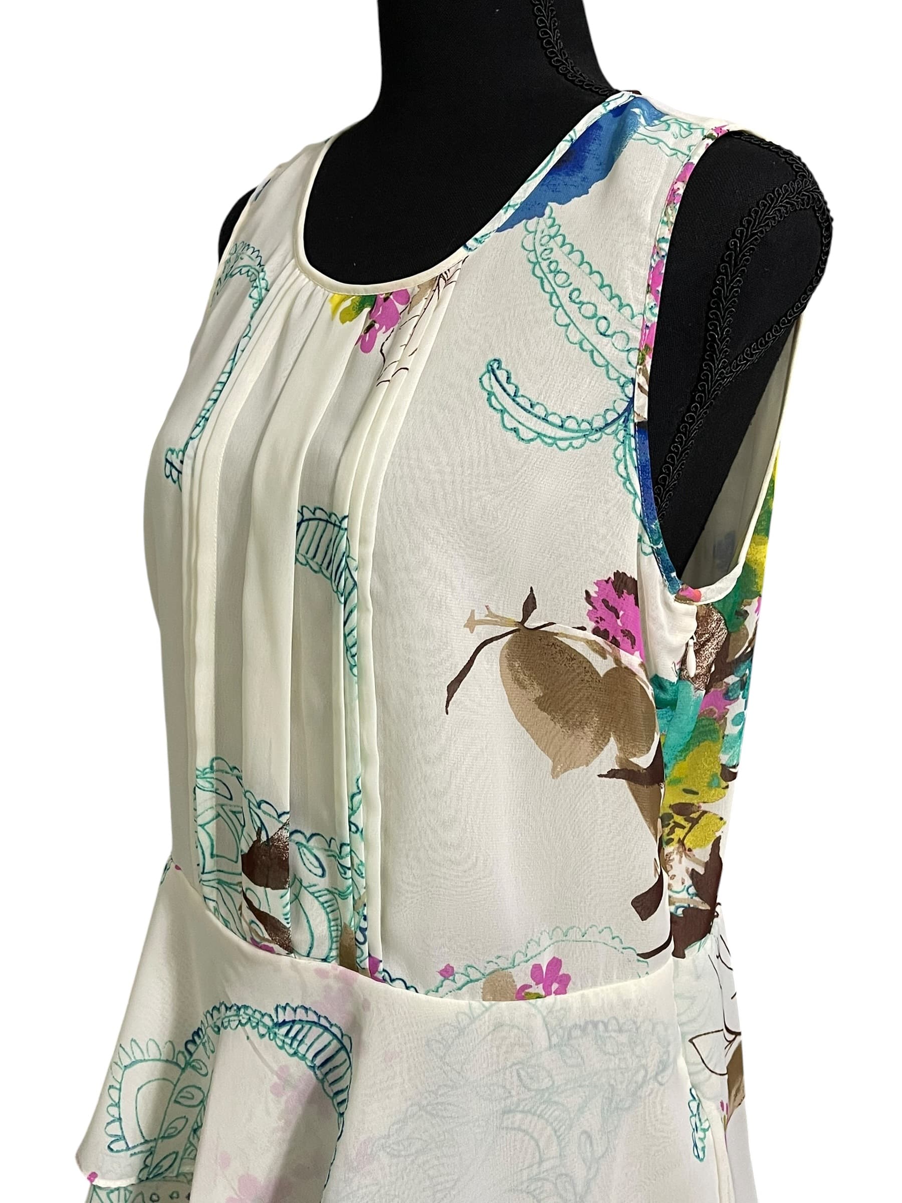 Sunny Leigh Women’s Sleeveless Flowy Top/Blouse - Thumbnail 7