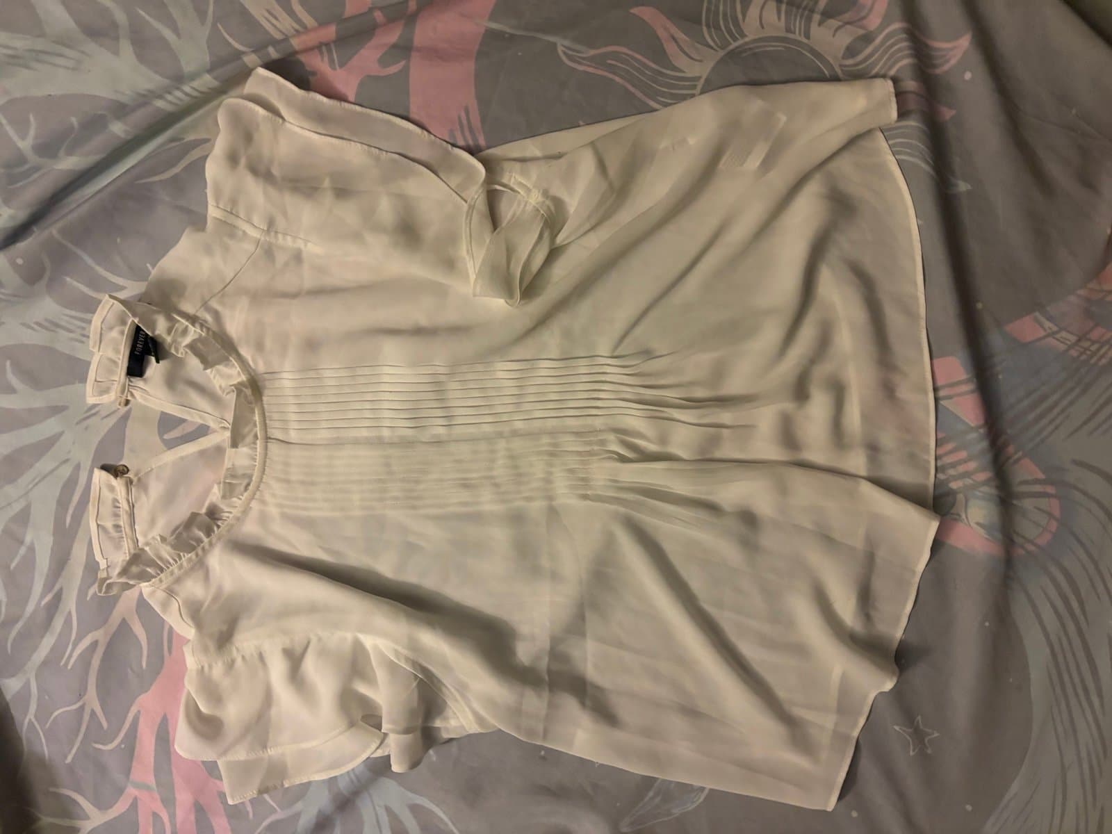 White blouse size small