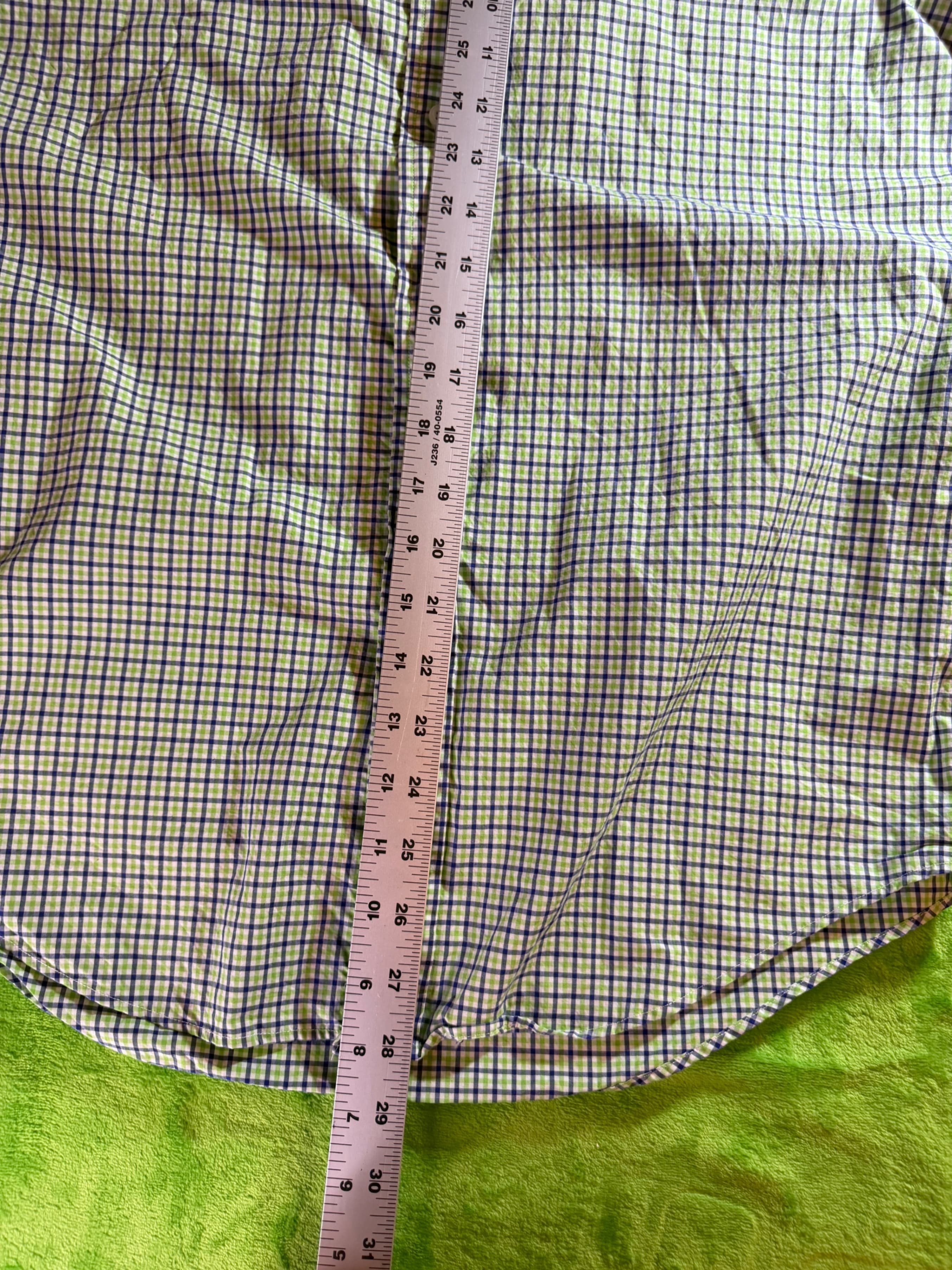 Polo Ralph Lauren Plaid Gingham LS Button Down Shirt Mens Sz S - Thumbnail 7