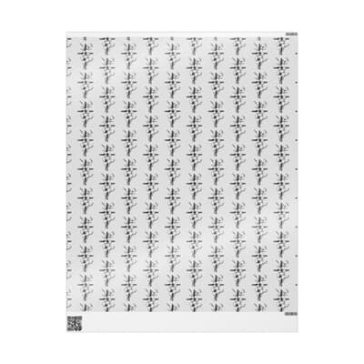 Floral Cross Christian Wrapping Papers | Christmas Gift Wrap | Holiday