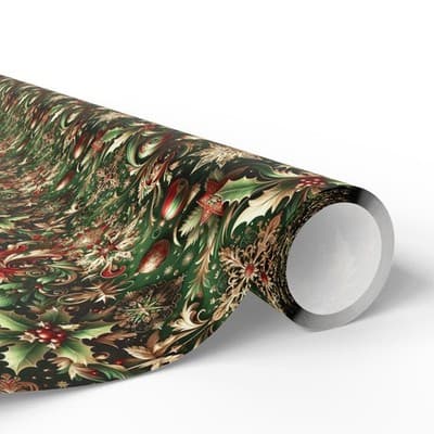 Christmas Gift Wrap Christmas Wrapping Paper | High-Quality 90gsm Wrapping Paper - Thumbnail 2