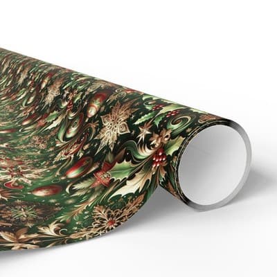 Christmas Gift Wrap Christmas Wrapping Paper | High-Quality 90gsm Wrapping Paper - Thumbnail 2