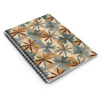 Feral Miss Floral Spiral Notebook - Embrace Your Story & Write Boldly - Thumbnail 3