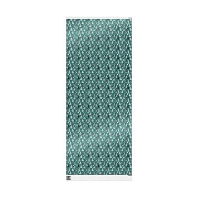 Mid-Century Modern Christmas Wrapping Paper Retro Holiday Gift Wrap Tree - Thumbnail 3