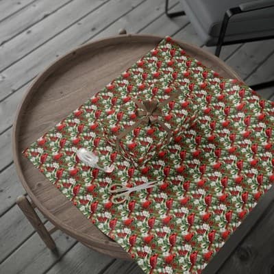 Cardinal Christmas Wrapping Paper Bird and Holly Gift Wrap | Winter Wonderland - Thumbnail 4