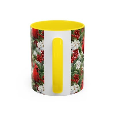 Christmas Cardinal Coffee Mug, Winter Bird Decor, Holiday Gift for Nature Lovers - Thumbnail 4