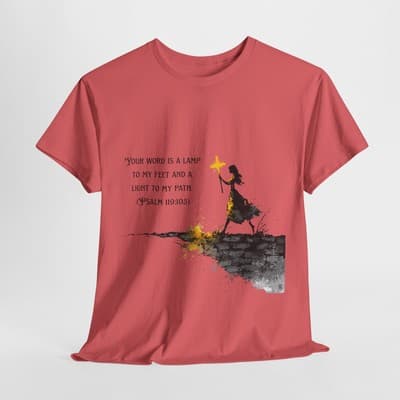 Psalm 119:105 Shirt | Your Word Is a Lamp Tee | Feral Miss Faith Apparel S–5XL - Thumbnail 5