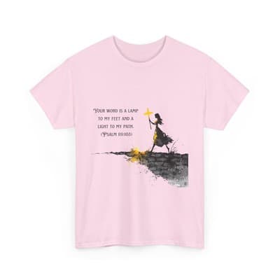 Psalm 119:105 Shirt | Your Word Is a Lamp Tee | Feral Miss Faith Apparel S–5XL - Thumbnail 3