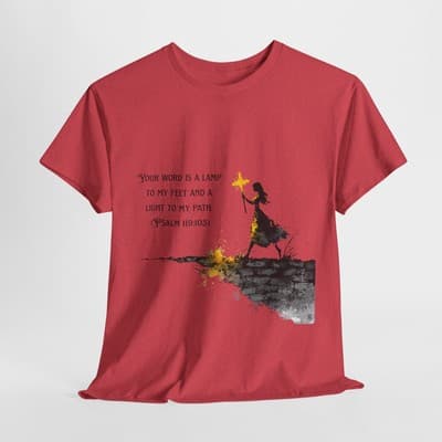 Psalm 119:105 Shirt | Your Word Is a Lamp Tee | Feral Miss Faith Apparel S–5XL - Thumbnail 5