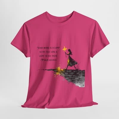Psalm 119:105 Shirt | Your Word Is a Lamp Tee | Feral Miss Faith Apparel S–5XL - Thumbnail 5