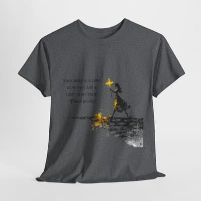 Psalm 119:105 Shirt | Your Word Is a Lamp Tee | Feral Miss Faith Apparel S–5XL - Thumbnail 5