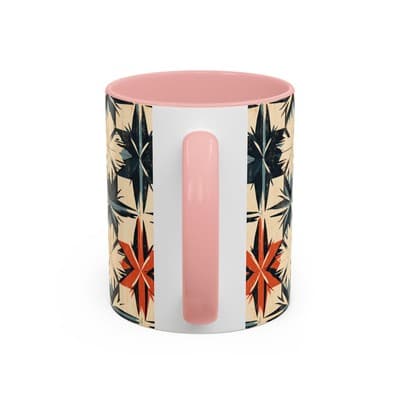 Bohemian Coffee Mug 11oz 15oz | Artistic Geometric Mug Gift | Cozy Decor Cup - Thumbnail 4