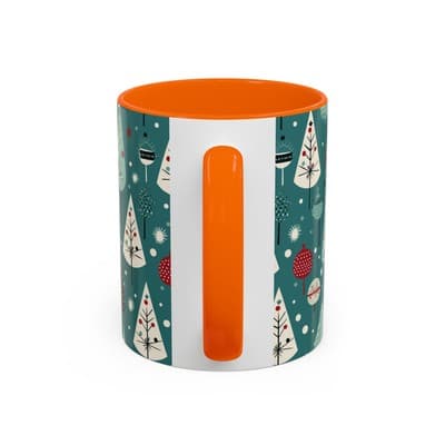 Holiday Tree Coffee Mug 11oz 15oz | Christmas Gift | Cozy Winter Decor Cup - Thumbnail 4