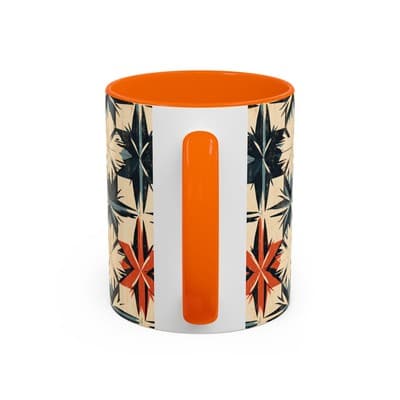 Bohemian Coffee Mug 11oz 15oz | Artistic Geometric Mug Gift | Cozy Decor Cup - Thumbnail 4