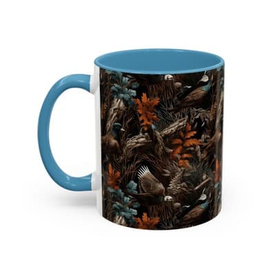 Wildlife Coffee Mug 11oz 15oz | Eagle Birdwatcher Gift | Rustic Nature Decor Cup - Thumbnail 3