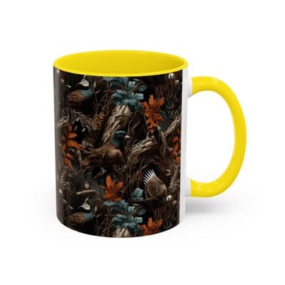 Wildlife Coffee Mug 11oz 15oz | Eagle Birdwatcher Gift | Rustic Nature Decor Cup - Thumbnail 2