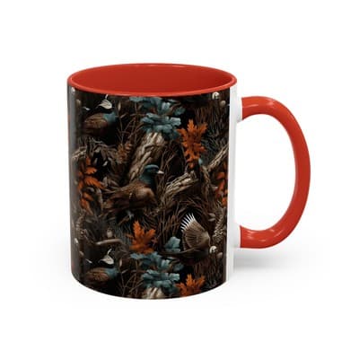Wildlife Coffee Mug 11oz 15oz | Eagle Birdwatcher Gift | Rustic Nature Decor Cup - Thumbnail 2