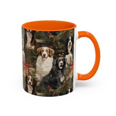 Dog Lover Holiday Mug 11oz 15oz | Christmas Gift for Pet Owners | Cute Dog Cup - Thumbnail 2