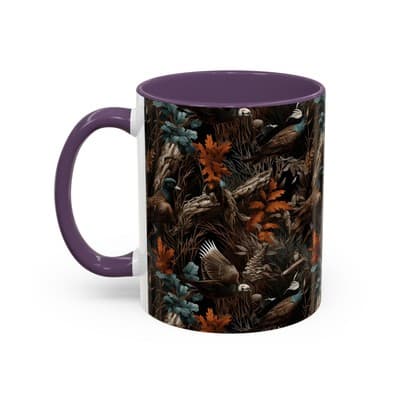 Wildlife Coffee Mug 11oz 15oz | Eagle Birdwatcher Gift | Rustic Nature Decor Cup - Thumbnail 3