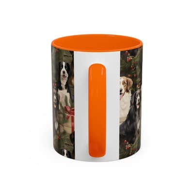 Dog Lover Holiday Mug 11oz 15oz | Christmas Gift for Pet Owners | Cute Dog Cup - Thumbnail 4