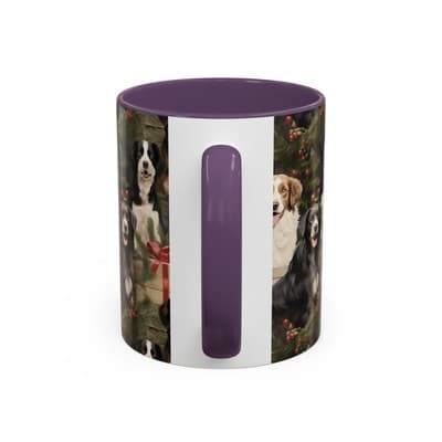 Dog Lover Holiday Mug 11oz 15oz | Christmas Gift for Pet Owners | Cute Dog Cup - Thumbnail 4