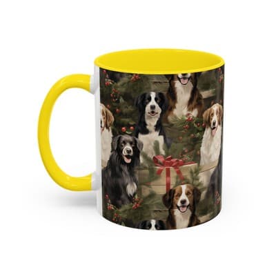 Dog Lover Holiday Mug 11oz 15oz | Christmas Gift for Pet Owners | Cute Dog Cup - Thumbnail 3