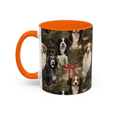 Dog Lover Holiday Mug 11oz 15oz | Christmas Gift for Pet Owners | Cute Dog Cup - Thumbnail 3