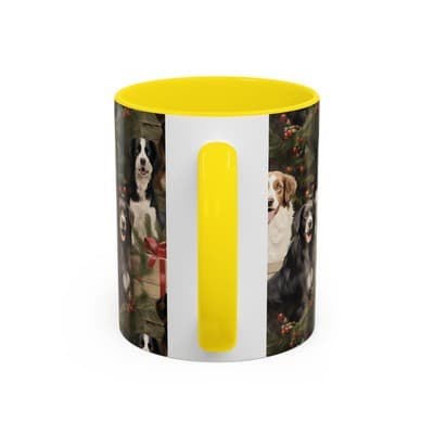 Dog Lover Holiday Mug 11oz 15oz | Christmas Gift for Pet Owners | Cute Dog Cup - Thumbnail 4