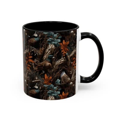 Wildlife Coffee Mug 11oz 15oz | Eagle Birdwatcher Gift | Rustic Nature Decor Cup - Thumbnail 2