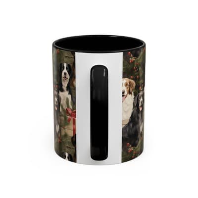 Dog Lover Holiday Mug 11oz 15oz | Christmas Gift for Pet Owners | Cute Dog Cup - Thumbnail 4