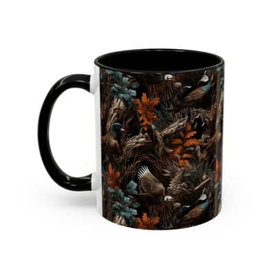 Wildlife Coffee Mug 11oz 15oz | Eagle Birdwatcher Gift | Rustic Nature Decor Cup - Thumbnail 3